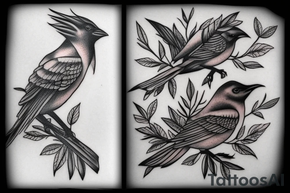 Greek mythology bird tattoo tattoo idea
