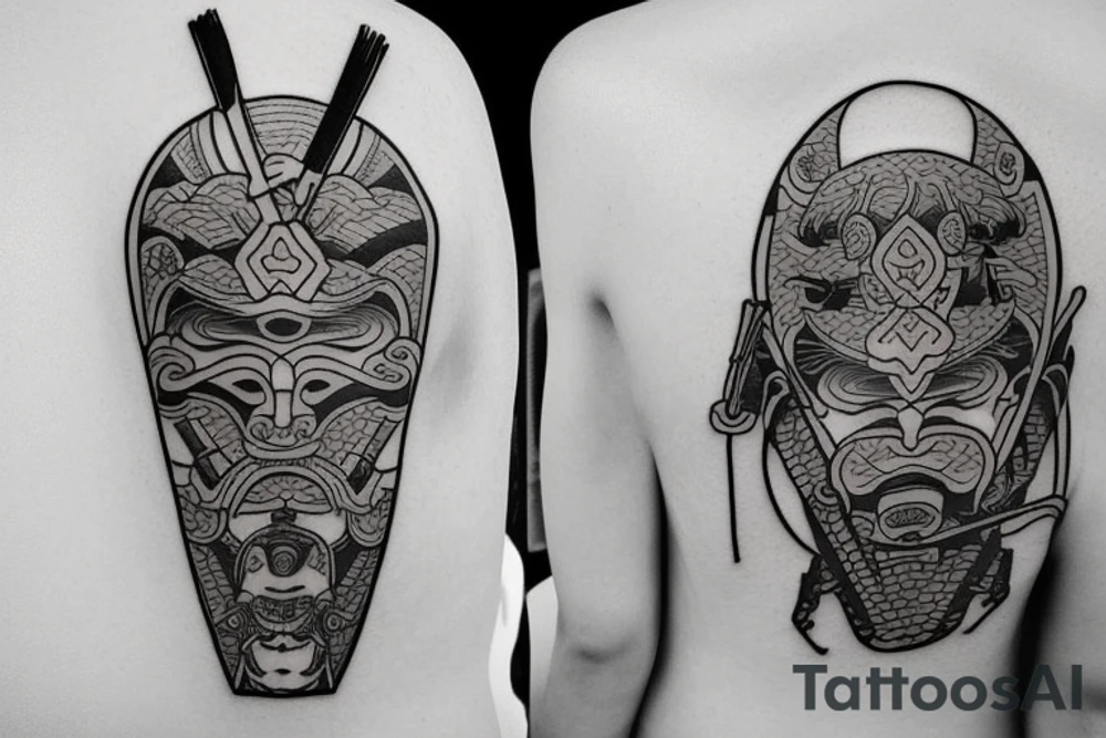 Samurai tattoo tattoo idea