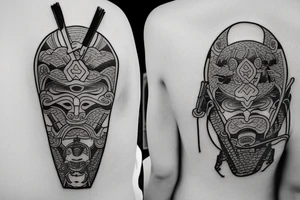 Samurai tattoo tattoo idea