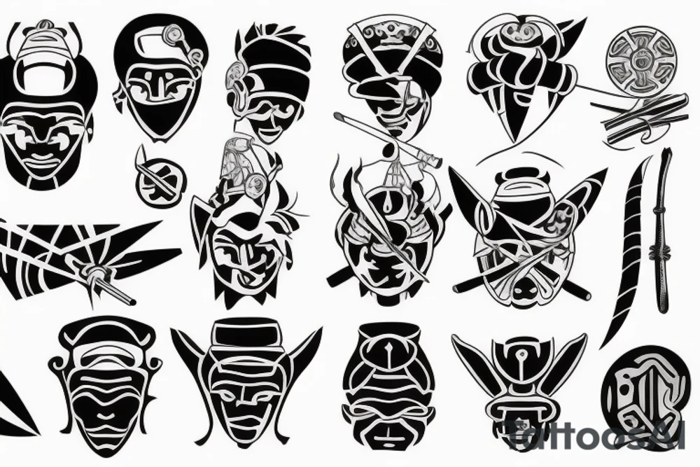 Samurai tattoo tattoo idea
