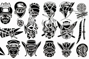 Samurai tattoo tattoo idea