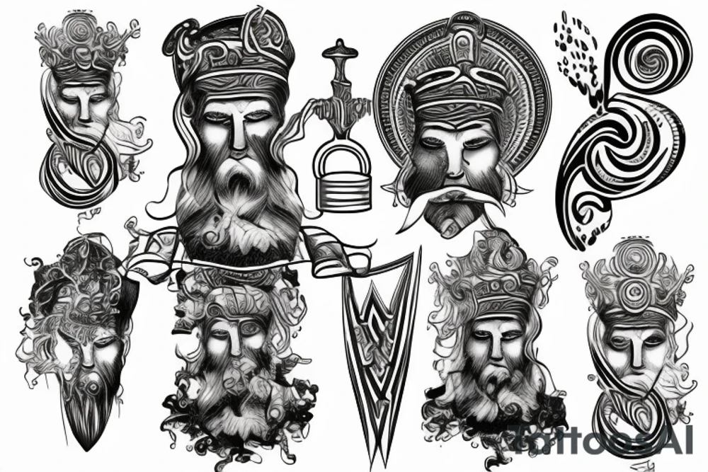 Tattoo greek Zeus tattoo idea
