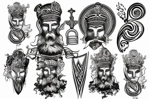 Tattoo greek Zeus tattoo idea