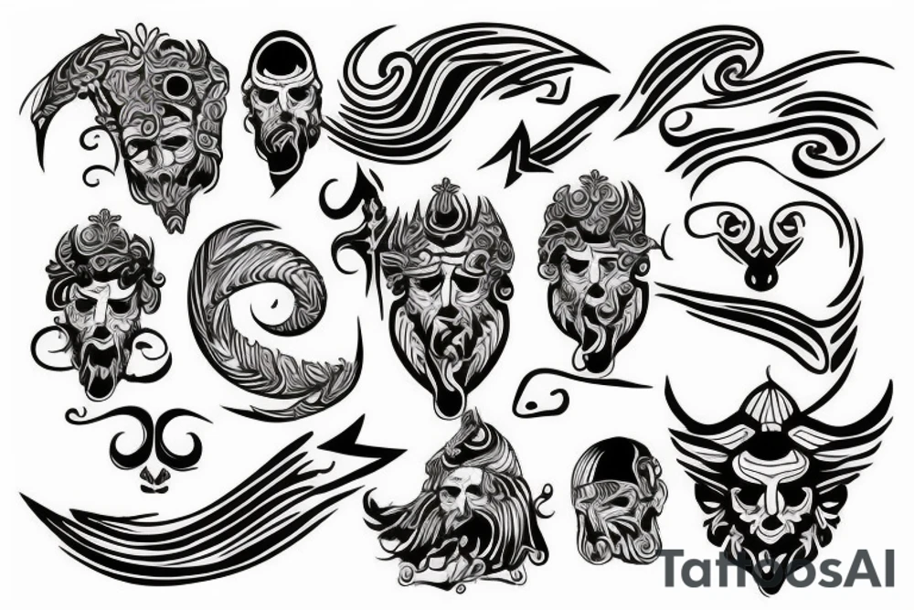 Tattoo greek Zeus tattoo idea
