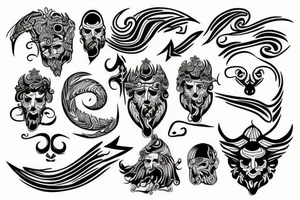 Tattoo greek Zeus tattoo idea