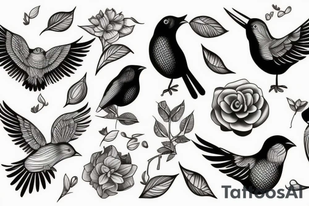 Bird tattoo idea