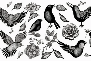 Bird tattoo idea