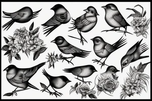 Bird tattoo idea