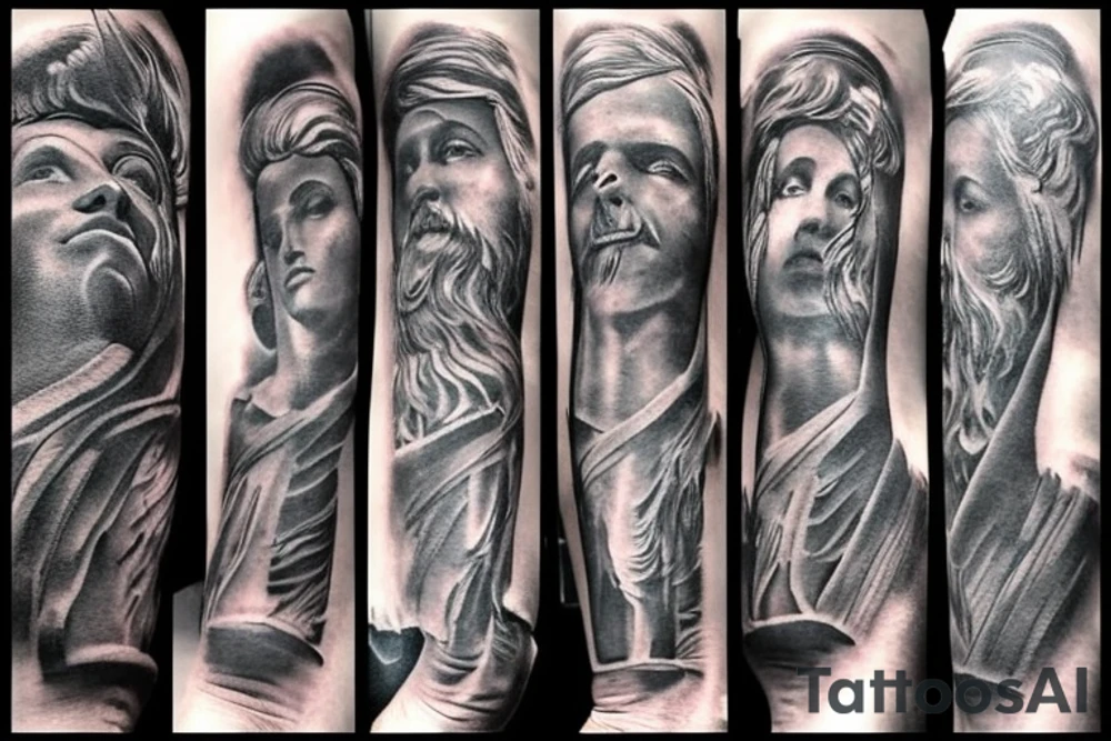Roman structure tattoo idea