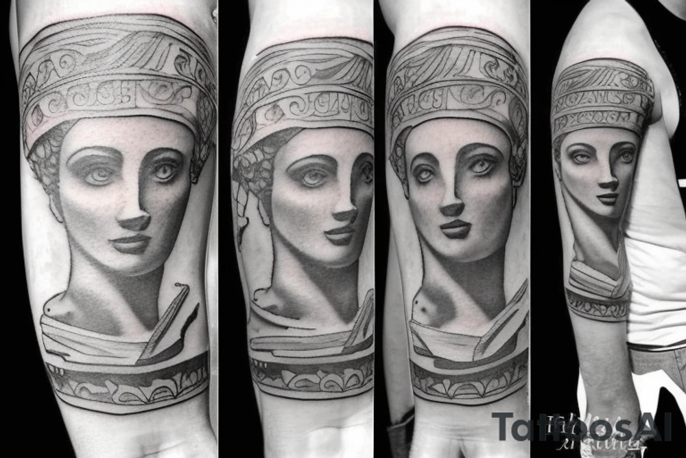 Roman structure tattoo idea
