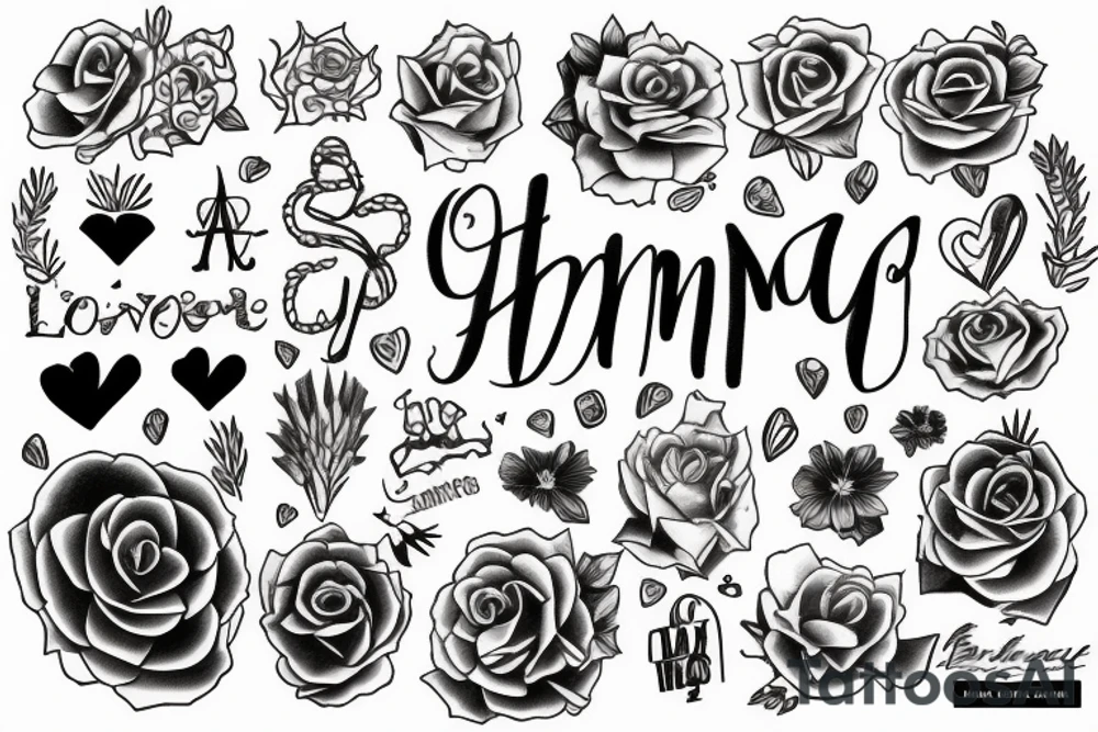 Changing times growth love hardship tattoo idea