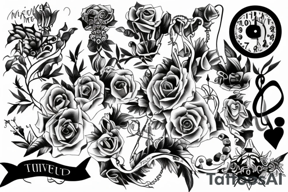 Changing times growth love hardship tattoo idea
