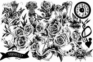 Changing times growth love hardship tattoo idea