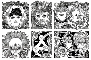 Changing times growth love hardship tattoo idea