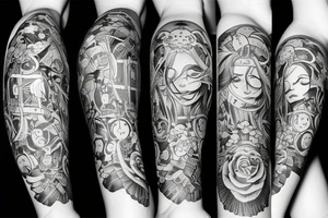 Changing times growth love hardship tattoo idea