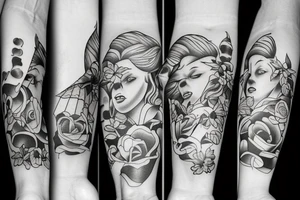 Changing times growth love hardship tattoo idea