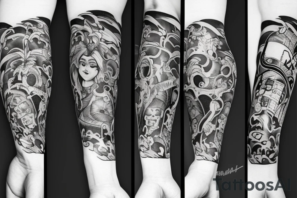 Changing times growth love hardship tattoo idea