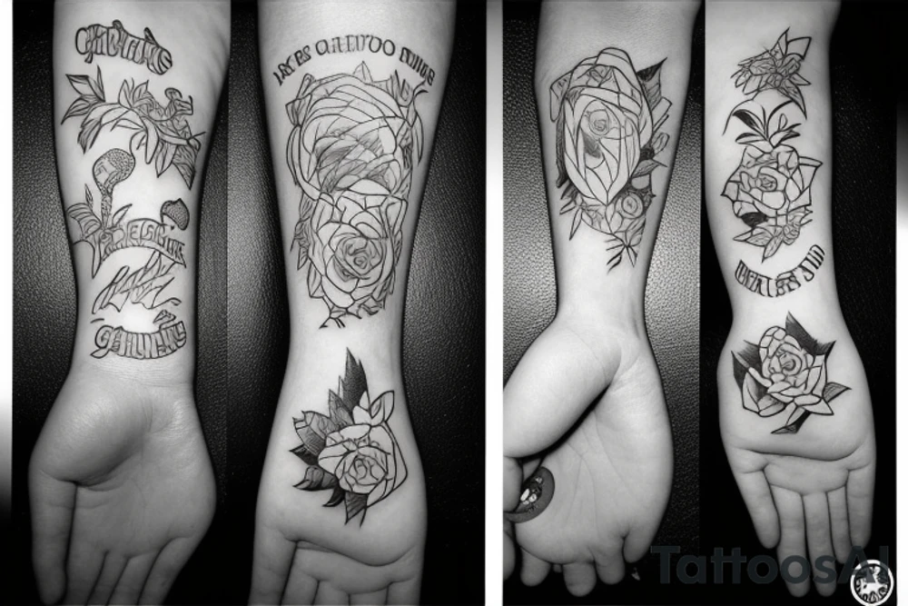 Changing times growth love hardship tattoo idea