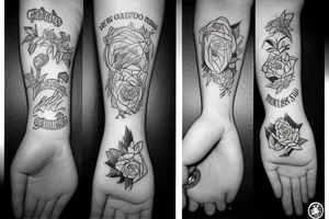 Changing times growth love hardship tattoo idea