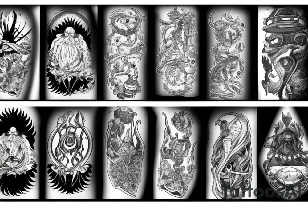 A wizard tattoo idea