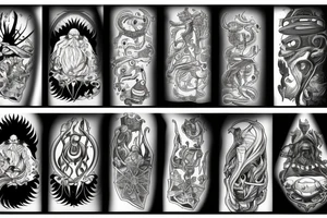 A wizard tattoo idea