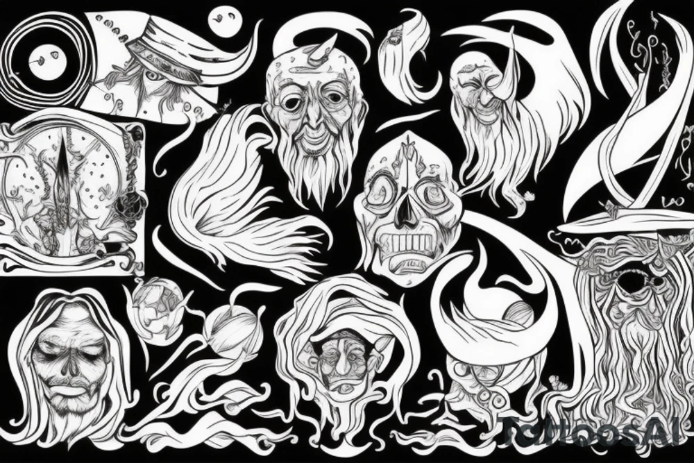 A wizard tattoo idea