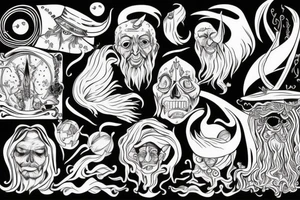A wizard tattoo idea