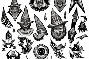 A wizard tattoo idea