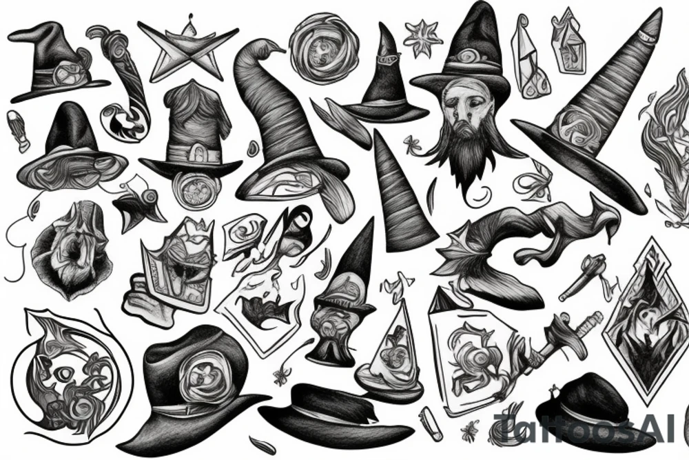 A wizard tattoo idea