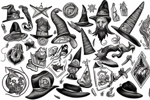 A wizard tattoo idea