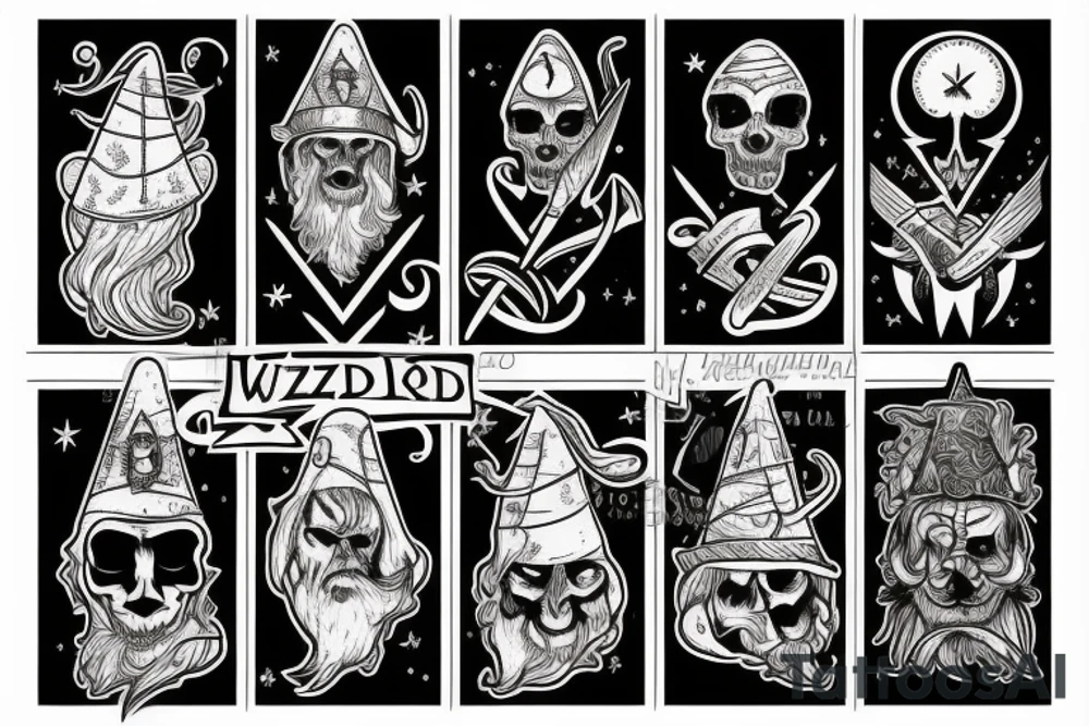 A wizard tattoo idea