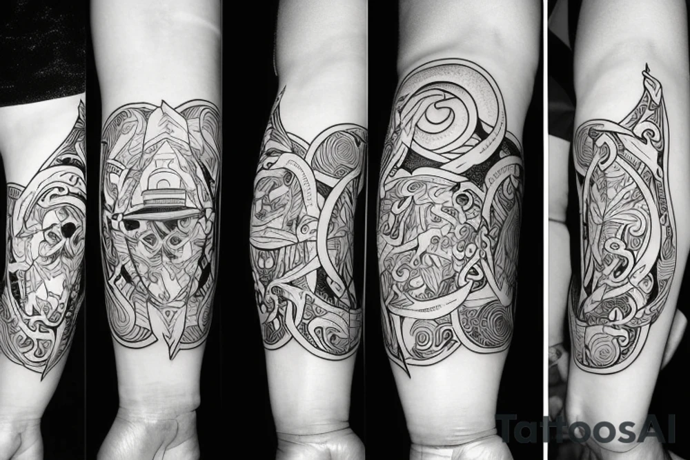 A wizard tattoo idea