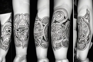 A wizard tattoo idea