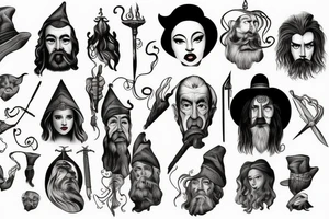 A wizard tattoo idea