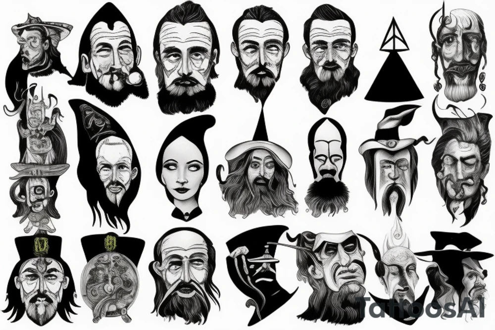 A wizard tattoo idea