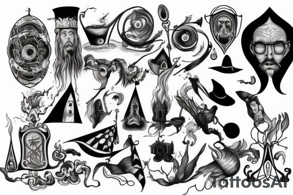 A wizard tattoo idea