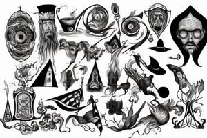 A wizard tattoo idea