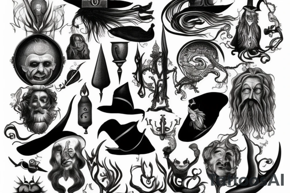 A wizard tattoo idea
