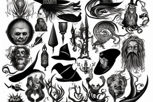 A wizard tattoo idea