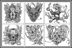 Glas zerbrochen tattoo idea