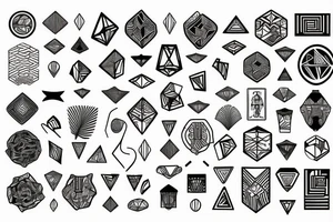 Glas zerbrochen tattoo idea