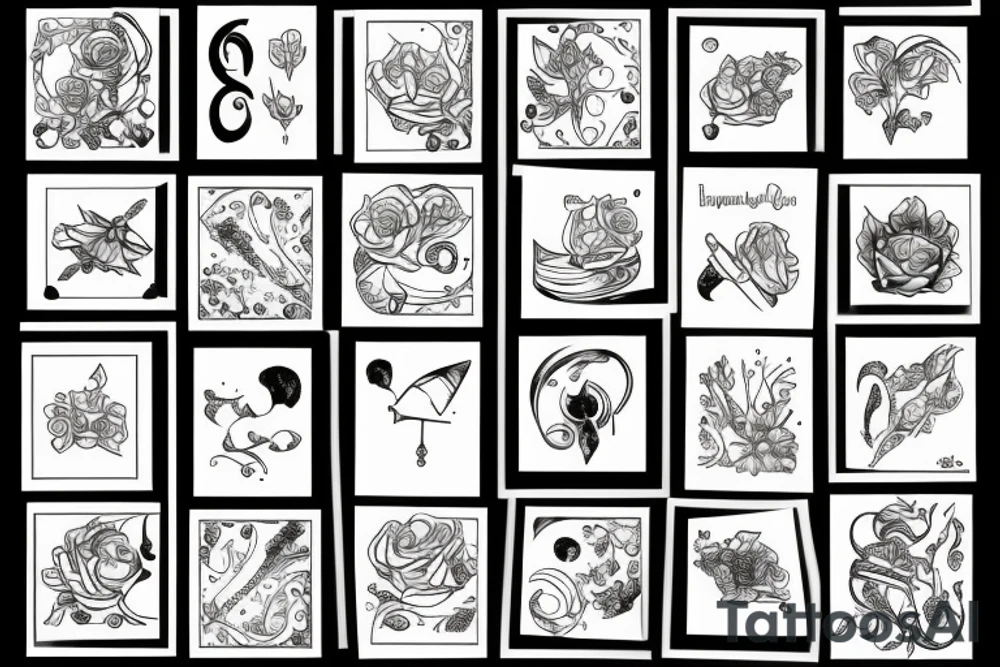 Glas zerbrochen tattoo idea