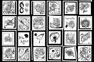 Glas zerbrochen tattoo idea