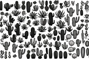 Cactus tattoo idea