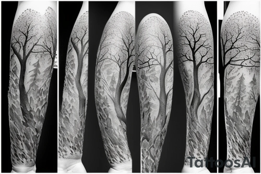 Evil tree tattoo idea