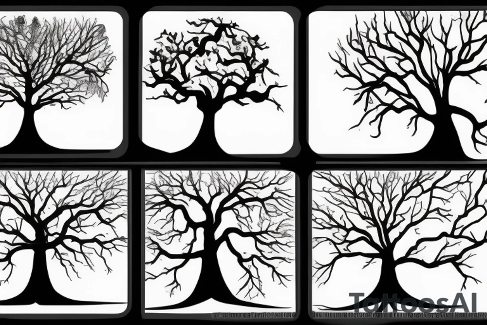 Evil tree tattoo idea