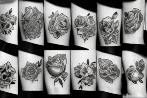 Broken shackles tattoo idea