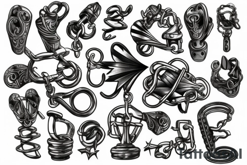 Broken shackles tattoo idea