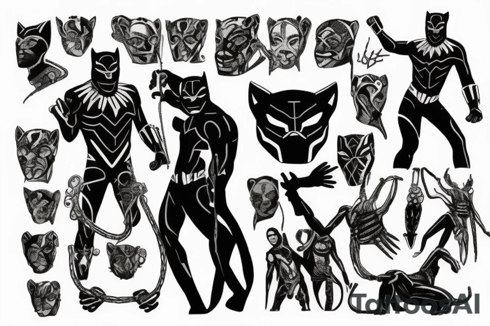 The black panther party tattoo idea