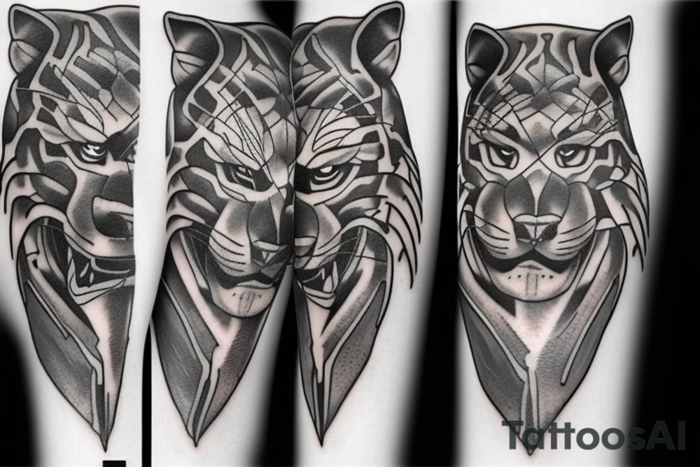Panther power tattoo idea